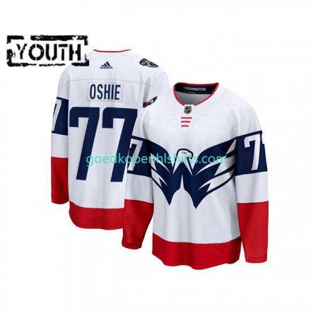 Washington Capitals TJ Oshie 77 Adidas 2023 NHL Stadium Series Wit Authentic Shirt - Kinderen